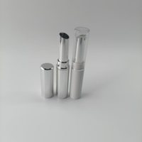 Tubes à lèvres en PETG avec bouchon à vis, argent métallisé, petits contenants vides pour gloss, Zhejiang Cosmetic