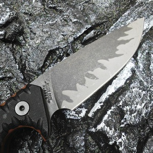 มีดต่อสู้ ML M27 แบบปรับแต่งได้ คุณภาพสูง ผลิตจากเหล็กกล้าไร้สนิม ใบมีดตรง ด้ามจับ G10 สำหรับงานอุตสาหกรรม OEM DIY พร้อมปลอกมีด - Product Image 3