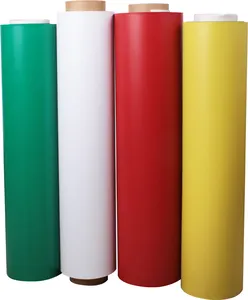 Rollo de vinilo Flexible de colores, láminas magnéticas, imán de goma Flexible de PVC de alta calidad