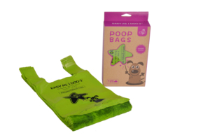 Bolsas para excremento de perro ecológicas con certificación GRS, fábrica OEM, bolsas compostables para desechos de mascotas, tamaño personalizado para perros, bolsas portátiles de plástico para desechos de mascotas - Product Image 4