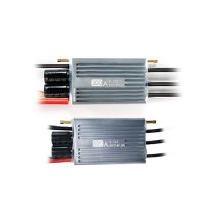 ตัวควบคุมมอเตอร์ไร้แปรงถ่านอลูมิเนียม 200A 120A ESC 5-12S 6V/7.4V 5A อุปกรณ์เสริมโดรน - Product Image 4