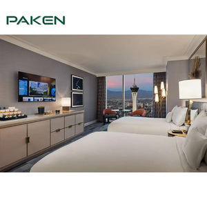 원스톱 환대 프로젝트 가구 솔루션 공장 a ~ B 맞춤형 디자인 호텔 가구 호텔 침실 가구 세트 - Product Image 4