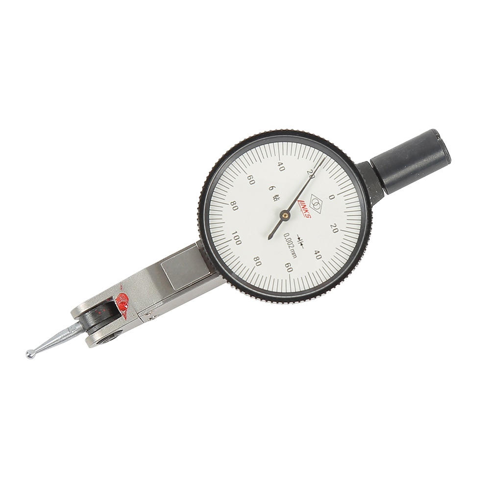 High Precision 0-0.2mm 0.002mm Stainless Steel Dial Test Indicator Jewelled Bearing Dial Gauge Indicator Measuring Tools