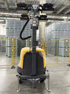 Tours d'éclairage mobiles LED Atlas Copco V4+ V5+ originales, pour extérieur, 5m, éclairage portable pour chantiers de construction, alimentation au gaz, manuel inclus - Product Image 3
