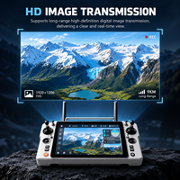 Stasiun Kontrol Darat UAV G30 10.1 Inci 9KM 2.4G 5.8G Dual Band Android 14 Remote Controller dengan Penerima GR03