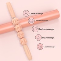 Bâton de massage portatif à picots en forme de dents de loup pour le yoga, rouleau musculaire pour la récupération des mollets, soulagement des douleurs post-entraînement pour les coureurs