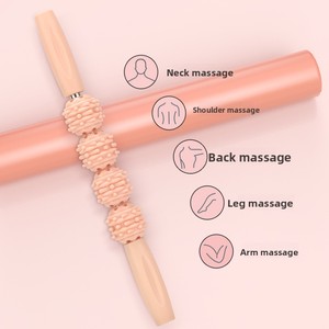 Rodillo de masaje manual con púas tipo diente de lobo para yoga, recuperación de pantorrillas y tejido profundo, alivio del dolor post-entrenamiento para corredores - Product Image 4