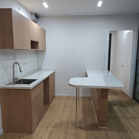 Maison Capsule Apple de Luxe en Structure Acier 20ft 40ft, Bâtiment de Bureau Modulaire Personnalisé, Imperméable, Préfabriqué, Ferme et Appartement