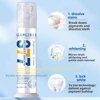 Dentifrice Gaoli à l'ion d'argent, action pompe, saveur menthe, blanchissant, haleine fraîche, emballage individuel