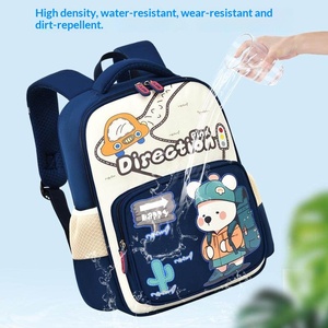 Primary School Grade 1-3 Boys Girls Multi-layer Ultra-light Neoprene <strong>Backpack</strong> Reducing <strong>Weight</strong> Protecting Ridge Large Capacity - Product Image 3