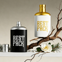 Flacons de parfum de créateur 100 ml, flacon de parfum arabe, flacon de parfum de luxe vide à vendre