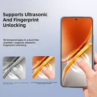 Verre trempé pour iPhone 18 Pro Max, protection d'écran HD 5D, 9H, antistatique, couverture complète, anti-empreintes digitales, kit sans poussière