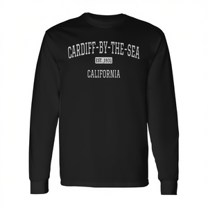 T-shirt vintage à manches longues Cardiff-By-The-Sea California - Product Image 2
