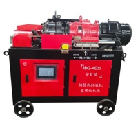 Nouvelle condition déformée barre d'acier Machine à fileter automatique moteur Rebar Rib Peeling équipement de roulement de fil parallèle