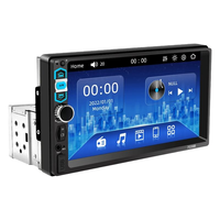 Lecteur multimédia universel pour voiture 7039B 1 Din 7'' MP5 tactile MP3 FM Audio Mirror Link Radio de voiture Amplificateur 12V Lecteur DVD