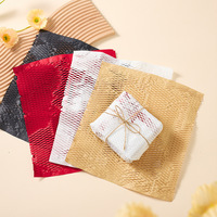 Rembourrage de boîte cadeau écologique biodégradable en papier alvéolé recyclable, film à bulles d'air amortissant les chocs