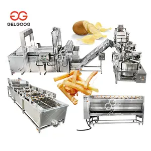Group 500Kg/H Frozen French Fries Production Line Machine Snack Machinery Line Pringles Potato Chips Production Line