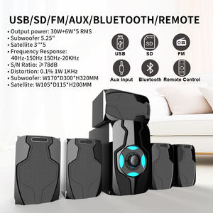 NEW Wooden Cabinet Hifi 5.1 Speaker Home Theatre System Home Theater System Cajas De Altavoces Bocina - Product Image 5