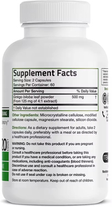 Capsules d'extrait de Ginkgo Biloba OLLI Supplément à base de plantes de marque privée OEM/ODM/OBM en dosage de poudre - Product Image 4