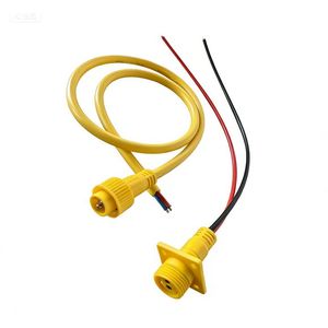 Connecteur PVC étanche IP65, fiche d'alimentation 2 broches, connecteur M23, type fil à fil/fil à <span class=keywords><strong>panneau</strong></span>, 16A pour systèmes d'alimentation industriels - Product Image 1