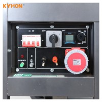Groupe électrogène diesel refroidi par air pour atelier industriel domestique 10KW monophasé/triphasé avec télécommande, générateur de secours portable ATS