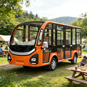 Autobús Turístico Eléctrico Semicerrado ZOWN de 20 Asientos, Impermeable, para Todo Clima, con Garantía de 2 Años y Tiempo de Carga de 8-10 Horas - Product Image 1