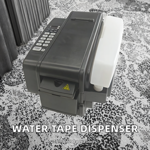 Dispenser Automatico per Nastro Adesivo in Carta Kraft Resistente al Calore da 50m, Attivabile con Acqua, con Funzione di Deplastificazione - Product Image 1