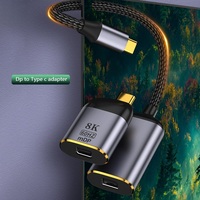 Adaptateur de câble bidirectionnel Type-C vers DP 1.4, convertisseur USB C vers Mini DP, 8K 60Hz 4K/120Hz, adaptateur Type C vers DP