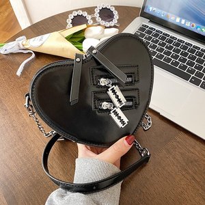 Kore moda trend kızlar çantalar çanta kadın çanta kalp şekli bayanlar Crossbody çanta çanta - Product Image 1