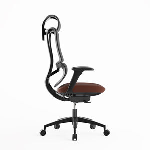 تصميم جديد 2024 مع جودة ممتازة 4d قابل للتعديل مع مسند للذراع أسود تنفيذي مكتب كرسي ظهر عالي شبكة مكتب كرسي كبير - Product Image 3