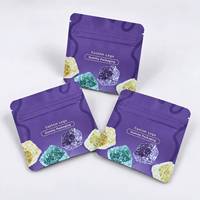 Sachets Mylar refermables résistants aux enfants pour bonbons gélifiés comestibles 3,5g 7g 14g, sachets Mylar 3,5g personnalisés imprimés en forme spéciale pour confettis