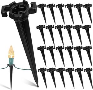 Durable 4.5 Inch Universal Outdoor Lawn <b>Light</b> Stakes 4.5'' for C9 and C7 <b>Christmas</b> <b>Light</b> Socket - Product Image 1