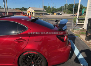 Srd phong cách sợi carbon phía sau Spoiler cánh cao cho Lexus IS250 IS300 2005-2009 - Product Image 5