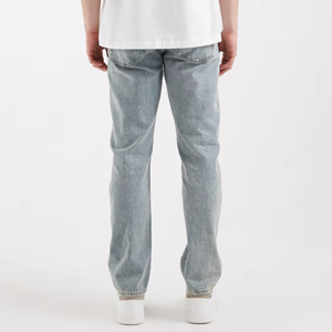 Nouveau design 2026 – Jean baggy bleu délavé pour homme, coupe décontractée, taille basse, jambe droite - Product Image 2