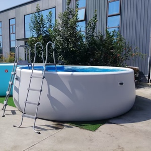 Piscine gonflable portable et durable pour l'extérieur, grande piscine spa en PVC Drop Stitch pour enfants, logo personnalisé OEM, directement de l'usine - Product Image 1