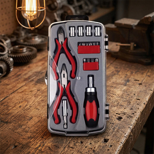 Wholesale 18pcs Home DIY Repair Compact Household Tool Kit Easy Use Portable <b>Plier</b> Tool Kit - Product Image 5