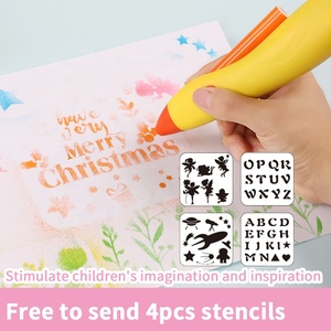 Cadeau promotionnel vente chaude en gros aérographe électrique pulvérisateur lavable <span class=keywords><strong>aquarelle</strong></span> peintures stylos Art et artisanat cadeau <span class=keywords><strong>peinture</strong></span> - Product Image 3