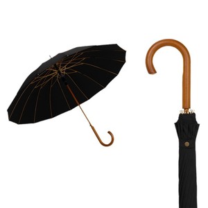 <span class=keywords><strong>Parapluie</strong></span> rétro à long manche en bois, extra large, pour <span class=keywords><strong>homme</strong></span> et femme, 16 baleines, épaissi, renforcé, coupe-vent, double usage, soleil et pluie - Product Image 6