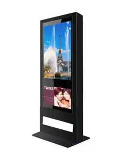 High-brightness Smart City 2500 Nits Double Sided Touch Screen Waterproof Totem Kiosk Digital Signage And Displays Outdoor