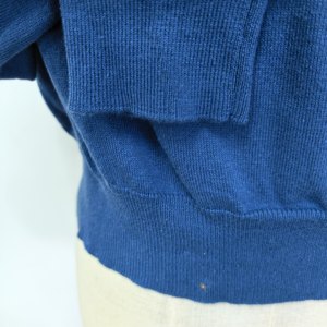 <span class=keywords><strong>Cardigan</strong></span> Elegante da <span class=keywords><strong>Donna</strong></span> con Scollo a V e Bottoni Blu Vintage, Maglione Corto a Maniche Lunghe per Primavera Estate - Product Image 6