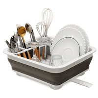Égouttoir de vaisselle, étagère de séchage Portable, support de rangement de cuisine pliable pour bol de vaisselle, organisateur de vaisselle à domicile