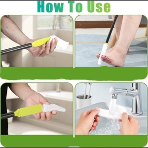 Nettoyant et brosse pour les pieds en gros avec pierre ponce, kit de pédicure 4 en 1, soin des pieds, éliminateur de callosités - Product Image 2