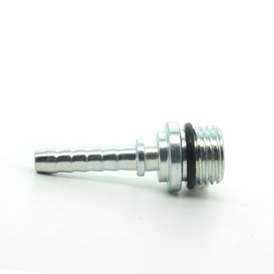 Raccord de tuyau hydraulique, filetage mâle 1/4 pour conduites d'eau haute pression, connecteur en fer - Product Image 2