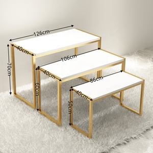 Tavoli Espositivi per Showroom, Arredamento di Lusso, Tavolini Impilabili, Mobili per Negozi di Abbigliamento, Tavoli Espositivi per Borse e Scarpe - Product Image 4