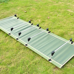 Lit de camping portable ultraléger, pliable et réglable, design léger, seulement 2 kg pour une utilisation en extérieur - Product Image 4