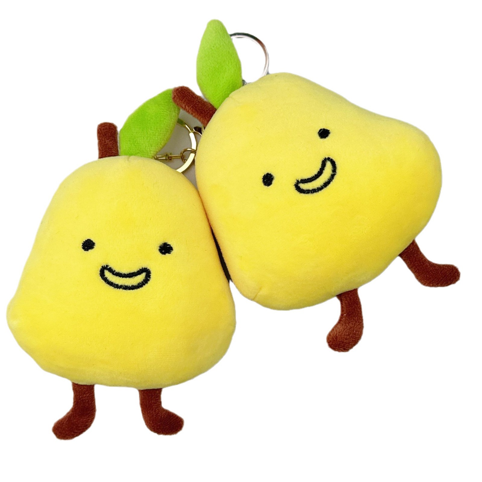 シミュレーションフルーツぬいぐるみ梨人形ペンダント