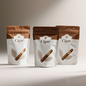 Tùy chỉnh Mylar bao bì lá tự nhiên nhiệt niêm phong đứng lên túi kết thúc tốt đẹp xì gà túi túi và hộp hiển thị - Product Image 6