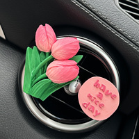 Diffuseur d'arômes mignon en forme de bouquet élégant, accessoires de décoration intérieure, clip de ventilation de voiture, désodorisant