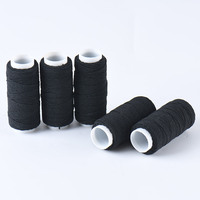 Vente en gros de fil élastique en latex à petit cône noir 42 #20g/tube haute ténacité pour bracelets