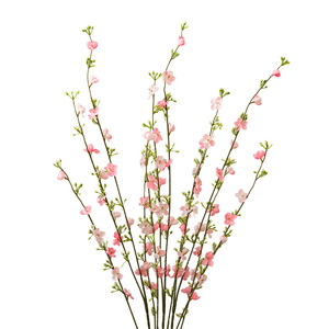 Bouquet de saules artificiels Yihua Floral Art, fleurs en soie blanches et roses, décoration intérieure, style moderne et simple - Product Image 3